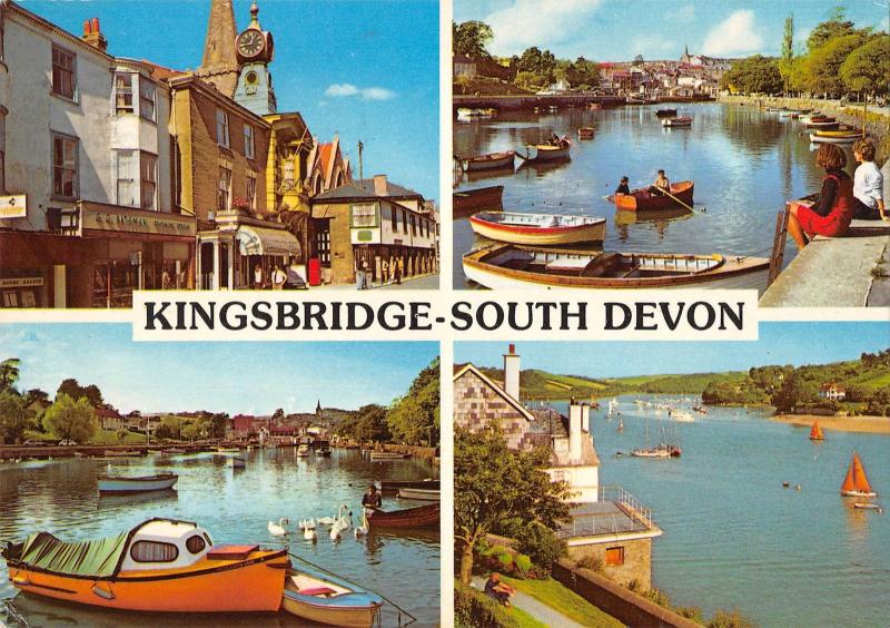 uk1720 kingsbridge south devon ship real photo uk