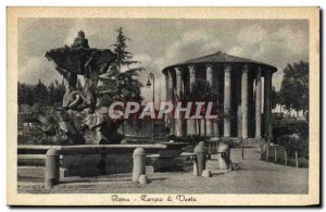 Old Postcard Italy Italia Roma Tempio di Vesta