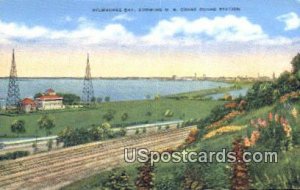 US Coast Guard Station - Milwaukee Bay, Wisconsin WI Postcard