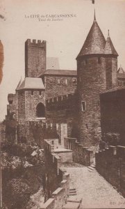 Carcassonne Justice Tour De Antique France French Postcard
