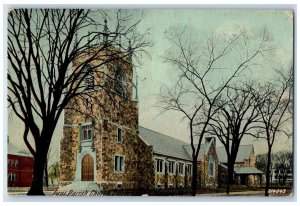 1918 First Parish Chruch Universal Malden Massachusetts MA Vintage Postcard