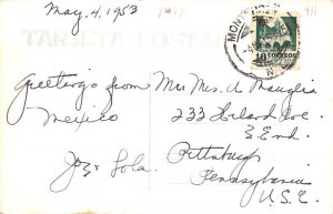 Flora de Laragoza Monterrey Mexico Tarjeta Postal 1953 