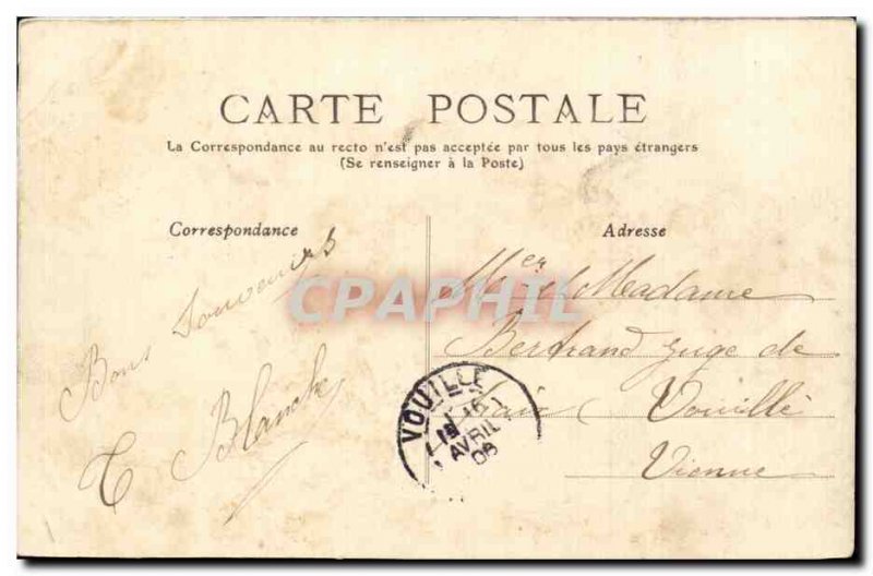 Old Postcard Joinville le Pont Quai of Small town branch of the Seine took th...
