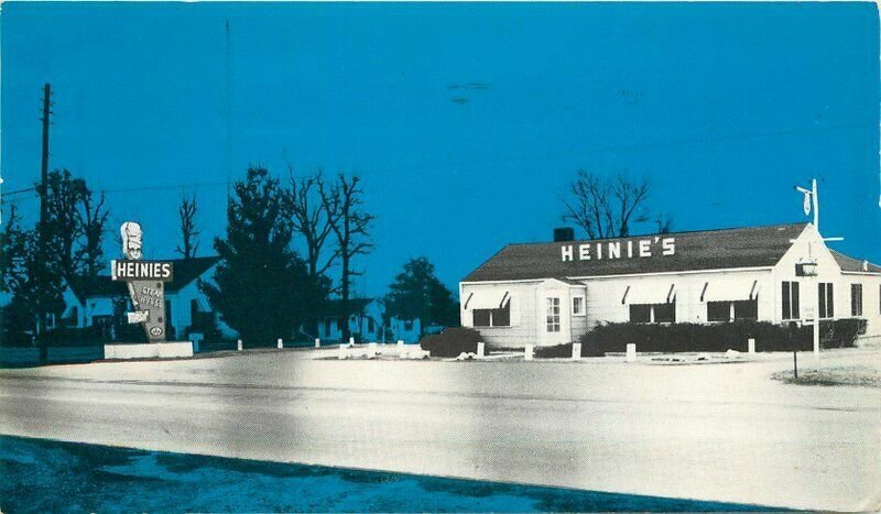 Arkansas Heine's Steak House Roadside Postcard Calvert Mcbride Printing 12446