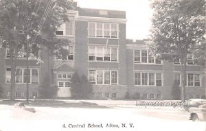 Central School - Afton, New York NY Postcard