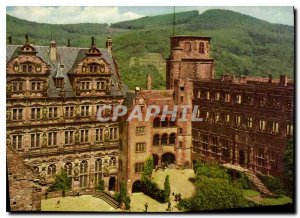 Modern Postcard Heidelberg Castle Courtyard