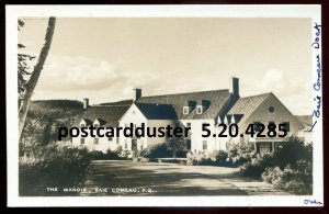 h2751 - BAIE COMEAU Quebec 1940s The Manoir. Real Photo Postcard