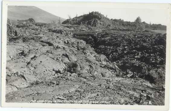 RPPC of Lave Flow in the Craters of the Moon, Idaho, ID, AZO RP 1924-1949