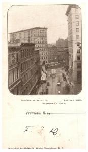 Rhode Island  Providence ,  Weybosset St. , Industrial Trust and Banigan  Bui...