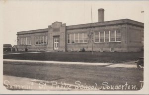 RPPC Postcard Summit St Public School Souderton PA