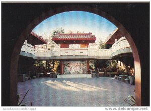 International Buddhist Society Temple Courtyard At Dawn Richmond British Colu...