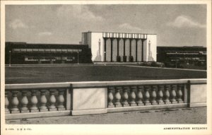 Chicago IL Administration Bldg Century Progress Expo c1930-50s Vintage Postcard