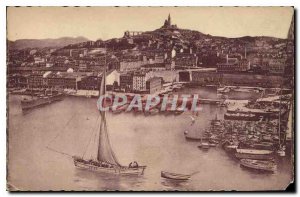 Postcard Old Marseille Basin Carenage N and D of the Guard