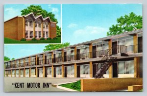 Kent Motor Inn KENT Ohio Vintage Postcard A205