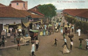 ceylon, COLOMBO, Street Scene, Pettah (1910s) Postcard