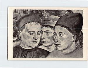 Postcard St. Augustins choir Detail By B. Gozzoli San Gimignano Italy