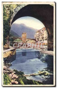 Postcard Old Sospel The Old bridge over the Bevera