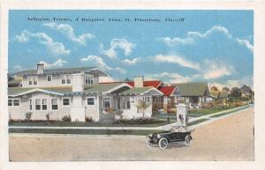 F7/ St Petersburg Florida c1915 Postcard Arlington Terrace Bungalow Vista