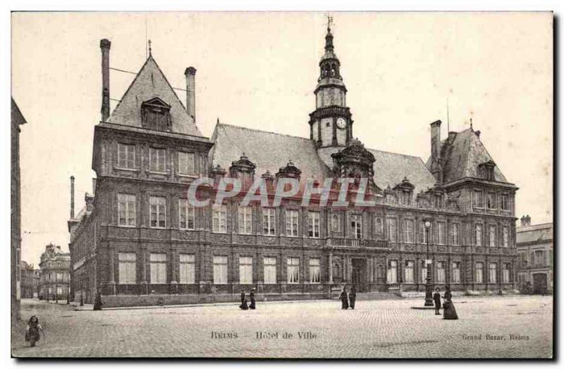 Reims Postcard Old City Hall