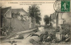 CPA CHATEAUDUN La Barricade Tournee - 18 Octobre 1870 - Tableau (1202487)