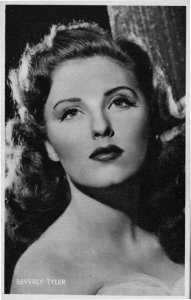 Beverly Tyler Vintage Rare Kwatta Film Movie Postcard Size Portrait