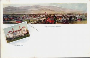 Colorado Springs The Antlers Colorado Vintage Postcard C058