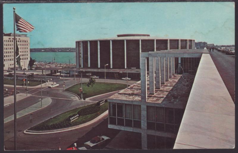 Cobo Hall and Arena,Detroit,MI Postcard BIN