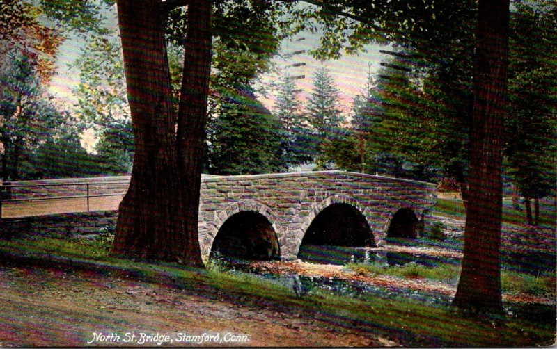 Connecticut Stamford North Street Bridge 1911