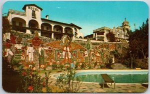 Hotel Posada de la Mision Taxco Mexico Swimming Pool Vistacolor Postcard