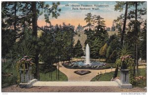 Geyser Fountain, Natatorium Park, Spokane, Washington, 1900-10s