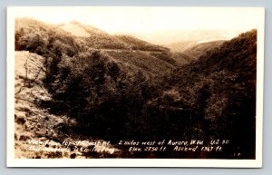 RPPC View From Cheat Mountain West Virginia EKC 1940-1950 VTG Postcard 1445