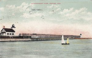 RACINE, Wisconsin, PU-1908; Government Pier