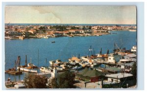 Vintage Lido Isle And Newport Harbor, California Postcard F126E