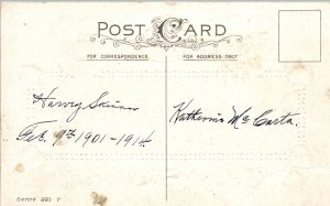 Romance - To My Sweetheart - Embossed - 1914