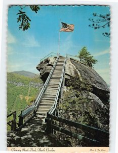 Postcard Chimney Rock Park North Carolina USA