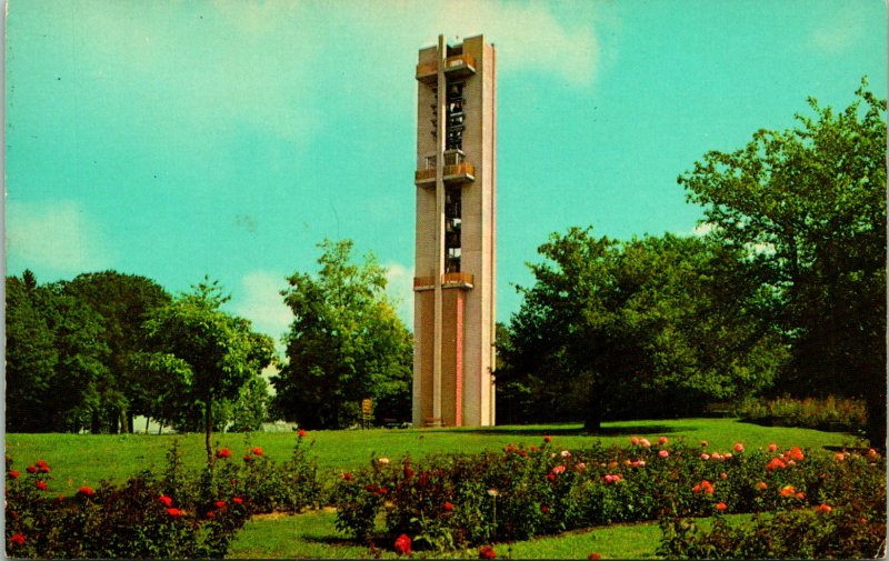 Springfield IL Thomas Rees Memorial Carillon Postcard unused (13871)