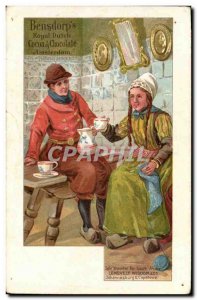 Old Postcard Fancy Chocolate Besndorp Amsterdam