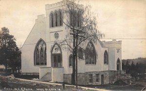 Real Photo Postcard First M.E. Church in West Branch, Iowa~121301