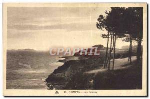 Old Postcard Cliffs Paimpol