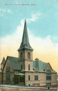 MA, Plymouth, Massachusetts, Methodist Church, Metropolitan News No. 9690/1