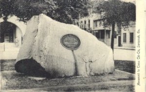 Monument of Tomo Chi-Chi - Savannah, Georgia GA  