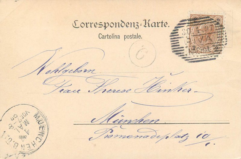 Italy Riva Garda Lake 1897