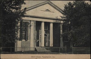 Tappahannok Virginia VA Court House c1910 Vintage Postcard