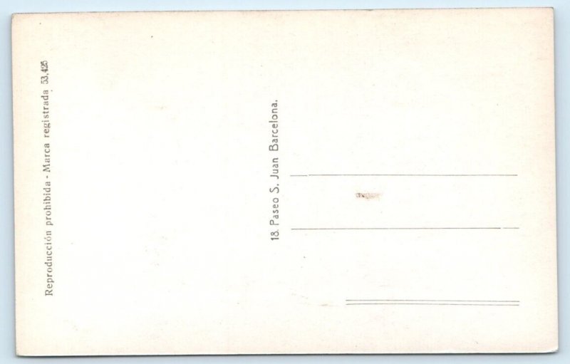 RPPC Malaga - Vista Artistica - SPAIN Postcard