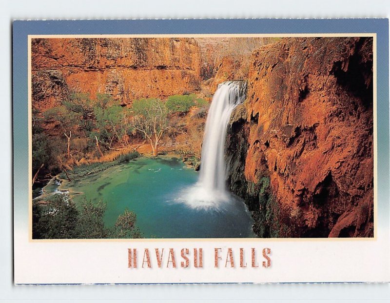 Postcard Havasu Falls Grand Canyon Arizona USA