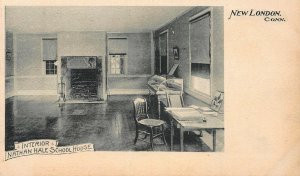 Interior Nathan Hale School House, New London, Conn., 1898 Private Mailing Card