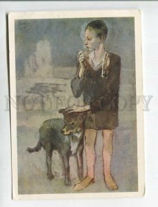 471375 USSR 1962 year Pablo Picasso boy with a dog Hermitage edition 50000