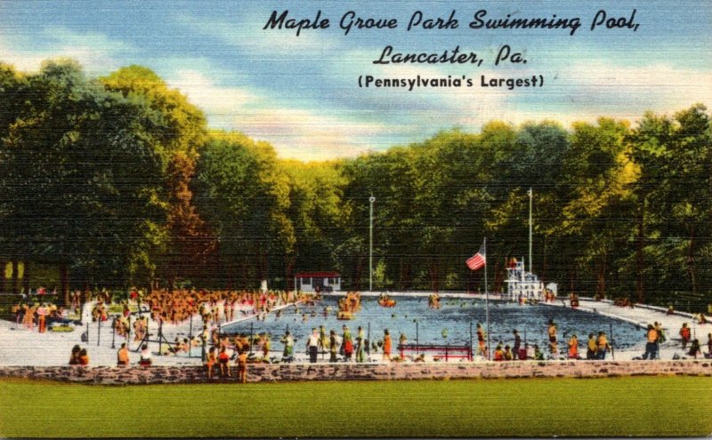 Pennsylvania Lancaster Maple Grove Park Swimming Pool