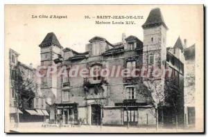 Postcard Old La Cote d'Argent Saint Jean de Luz Maison Louis