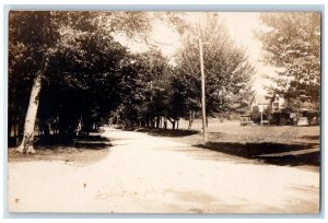 c1910's Lakeside Avenue Residence Milford NH RPPC Photo Unposted Postcard